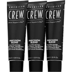 American Crew Precision Blend Natural Gray Coverage farba do włosów dla mężczyzn Medium Ash 5-6 3 x 40 ml