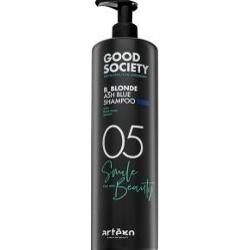 Artègo Good Society 05 B_Blonde Ash Blue Shampoo szampon neutralizujący do włosów siwych i platynowego blondu 1000 ml
