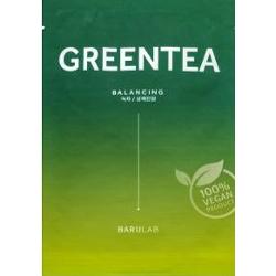 Barulab The Clean Vegan maska nawilżająca w płacie Mask Green Tea 23 g