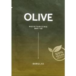 Barulab The Clean Vegan maska nawilżająca w płacie Mask Olive 23 g