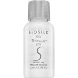 BioSilk Silk Therapy Lite pielęgnacja bez spłukiwania dla regeneracji, odżywienia i ochrony włosów 15 ml