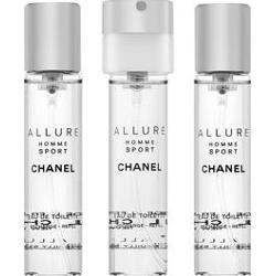 Chanel Allure Homme Sport woda toaletowa dla mężczyzn 3 x 20 ml