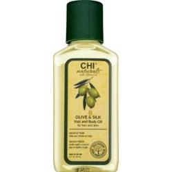 CHI Naturals with Olive Oil Olive & Silk Hair and Body Oil olejek do włosów i ciała 59 ml