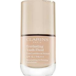 Clarins Everlasting Youth Fluid Foundation podkład rozjaśniający SPF 15 odcień 107 Beige 30 ml
