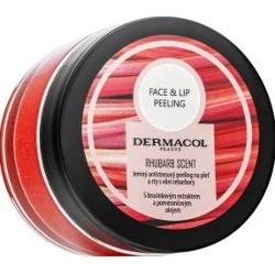 Dermacol Face & Lip Peeling Rhubarb peeling cukrowy do ust i policzków 50 ml