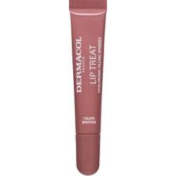 Dermacol Lip Treat nawilżający błyszczyk do ust odcień 9 Taupe Brown (Choco & Vanilla) 10 ml