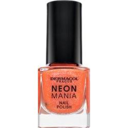 Dermacol Neon Mania Nail Polish lakier do paznokci 2 Orange Glow 5 ml