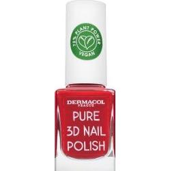 Dermacol Pure 3D Nail Polish lakier do paznokci 04 Poppy Red 11 ml