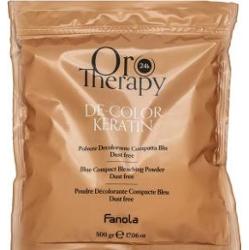 Fanola Oro Therapy 24k De-Color Keratin rozjaśniacz w pudrze dla rozjaśnienia włosów 500 g