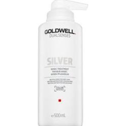 Goldwell Dualsenses Silver 60sec Treatment odżywcza maska koloryzująca do włosów siwych i platynowego blondu 500 ml