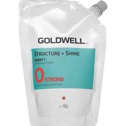 Goldwell Structure + Shine Agent 1 Softening Cream regeneracyjny krem dla wygładzenia i blasku włosów 400 g
