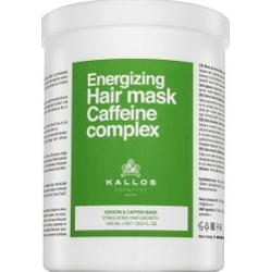 Kallos Energizing Hair Mask Caffeine Complex Keratin & Caffein Mask maska wzmacniająca do włosów przerzedzających się 1000 ml