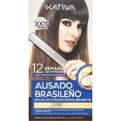 Kativa Brazilian Straightening Brunette Kit zestaw z keratyną do prostowania włosów 225 ml
