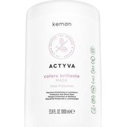 Kemon Actyva Colore Brilliante Mask ochronna maska do włosów farbowanych 1000 ml