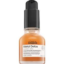 L´Oréal Professionnel Série Expert Metal Detox Professional Concentrated Oil olejek dla połysku i ochrony farbowanych włosów 50 ml