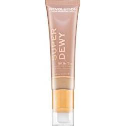 Makeup Revolution Super Dewy Skin Tint Moisturizer koloryzująca emulsja nawilżająca Fair 55 ml