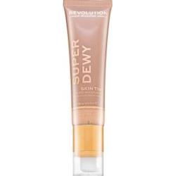 Makeup Revolution Super Dewy Skin Tint Moisturizer koloryzująca emulsja nawilżająca Medium Light 55 ml