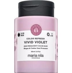 Maria Nila Colour Refresh odżywcza maska koloryzująca do włosów o fioletowych odcieniach Vivid Violet 100 ml