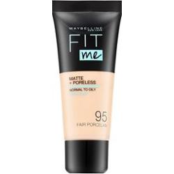 MAYBELLINE NEW YORK Fit Me! Matte+Poreless matujący podkład do skóry normalnej i tłustej odcień 95 Fair Porcelain 30 ml