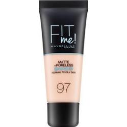 Maybelline Fit Me! Foundation Matte + Poreless podkład w płynie z formułą matującą 097 Natural Porcelain 30 ml