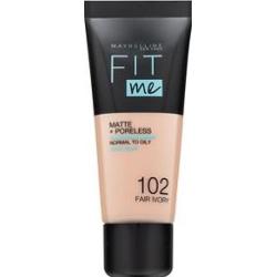Maybelline Fit Me! Foundation Matte + Poreless podkład w płynie z formułą matującą 102 Fair Ivory 30 ml
