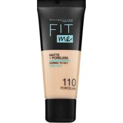 Maybelline Fit Me! Foundation Matte + Poreless podkład w płynie z formułą matującą 110 Porcelain 30 ml