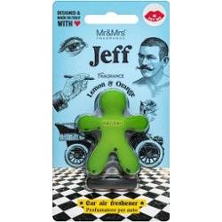 Mr&Mrs Fragrance Jeff Chrome Car Air Freshener Lemon & Orange