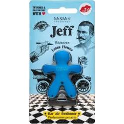 Mr&Mrs Fragrance Jeff Chrome Car Air Freshener Lotus Flowers