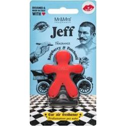 Mr&Mrs Fragrance Jeff Chrome Car Air Freshener Raspberry & Patchouli