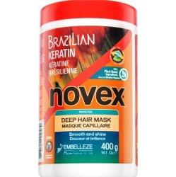 Novex Brazilian Keratin Deep Hair Mask maska do włosów suchych i zniszczonych 400 g