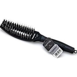 Olivia Garden Finger Brush Combo Small, szczotka do rozczesywania z włosiem dzika Black | Czarna