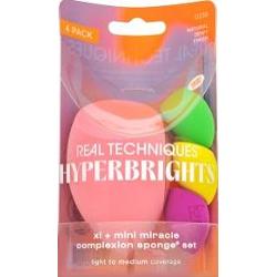 Real Techniques Hyperbrights XL + Mini Miracle Complexion Sponge Set gąbka do makijaż - set