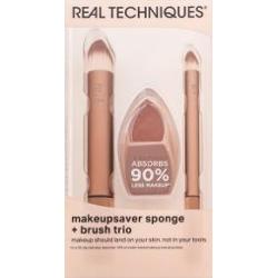 Real Techniques Makeupsaver Sponge + Brush Trio zestaw pędzli