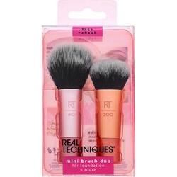 Real Techniques Mini Foundation & Blush Brush Duo zestaw pędzli
