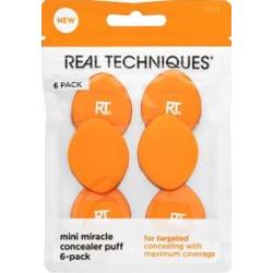 Real Techniques Mini Miracle Concealer Puff 6 Pack gąbka do makijaż