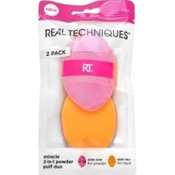 Real Techniques Miracle 2-in-1 Makeup Powder Puff Duo gąbka do makijaż