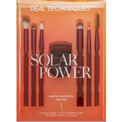 Real Techniques Solar Power Molten Metallic Eye Set zestaw pędzli pod oczy