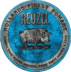 Reuzel Holland's Finest Pomade Blue Strong Hold High Sheen pomada do włosów dla utrwalenia i blasku włosów 340 g