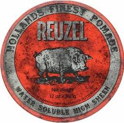 Reuzel Holland's Finest Pomade Red Water Soluble High Sheen pomada do włosów dla promiennego połysku 340 g