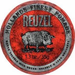 Reuzel Holland's Finest Pomade Red Water Soluble High Sheen pomada do włosów dla promiennego połysku 35 g