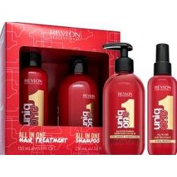 Revlon Professional Uniq One All in One Treatment & Shampoo zestaw dla połysku i miękkości włosów 150 ml + 230 ml