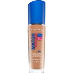 Rimmel London Match Perfection 24HR SPF20 Foundation podkład w płynie z ujednolicającą i rozjaśniającą skórę formułą 400 Natural Beige 30 ml