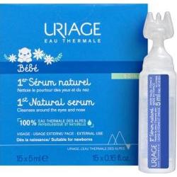 Uriage Bébé 1st Natural Serum serum kojący oczy i śluzówki nosa 15x5 ml