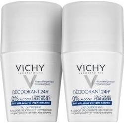 Vichy 24H Deodorant Dry Touch roll-on 2 x 50 ml