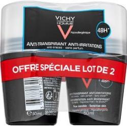 Vichy Homme antyperspirant Anti-Transpirant 48H Extra Sensitive 2 x 50 ml
