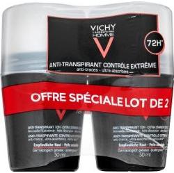 Vichy Homme dezodorant 72H Extreme-Control Anti Perspirant 2 x 50 ml