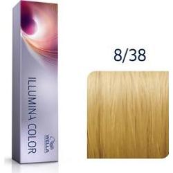 Wella Illumina Color - profesjonalna farba do włosów, 60ml 8/38 - Jasny Blond Złoto Perłowy