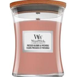 Woodwick Pressed Blooms & Patchouli świeca zapachowa 275 g