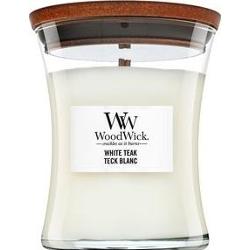 Woodwick White Teak świeca zapachowa 275 g