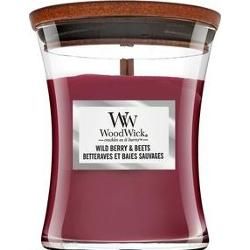 Woodwick Wild Berry & Beets świeczka zapachowa z drewnianym knotem 275 g